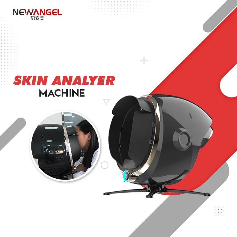 Newest factory direct sales salon clinic accurately 3d deep facial analysis system skin analyzer machine