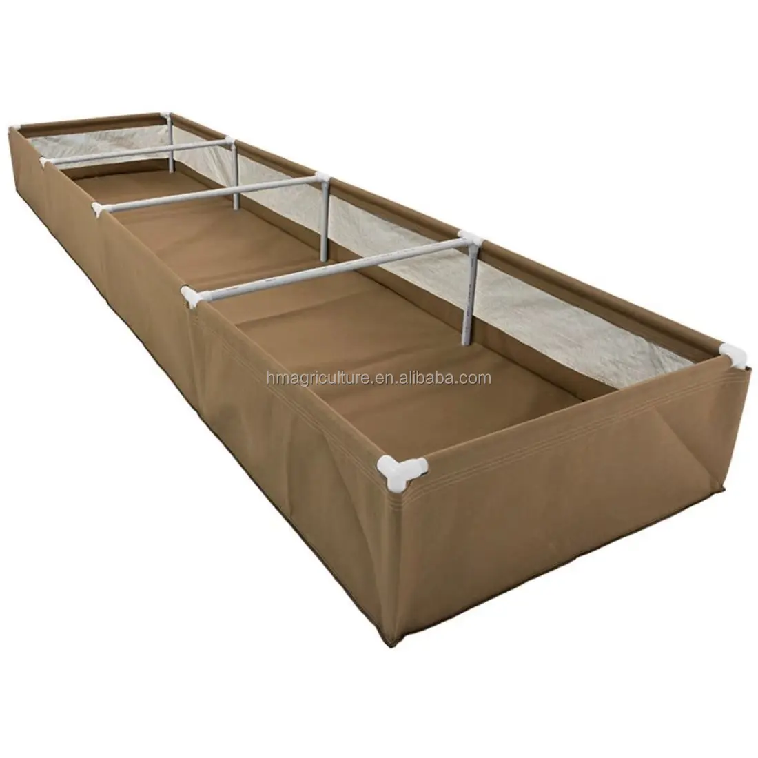 Fabric Raised Garden Bed Large Size Felt Planting Bed For Greenhouse No-till Felt Greenhouse Bed