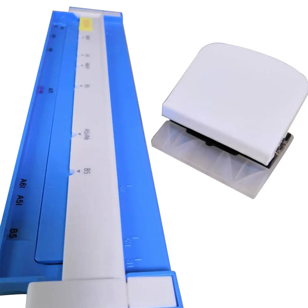 Office Stationery Multi-hole Paper Punch Carol Gauge Paper Hole Puncher Set for Crafting Book Binding