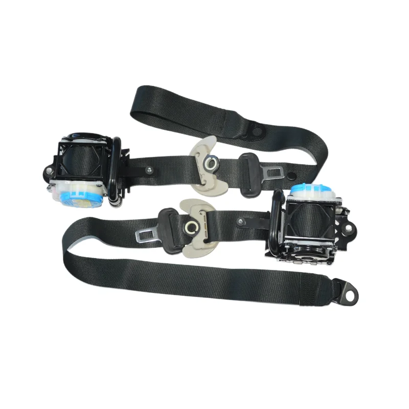 Universal Retractable driver and passenger front seat belt assembly with pretensioner seatbelt inflator For Mitsubishi Outlander