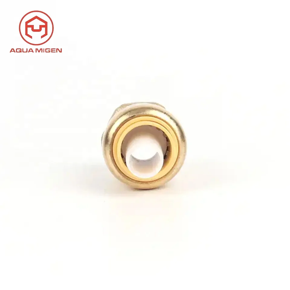 Professional Manufacture Gas Meter Connector Cross Water Female Thread Plumbing Press Pex Air Pipe Brass Fittings