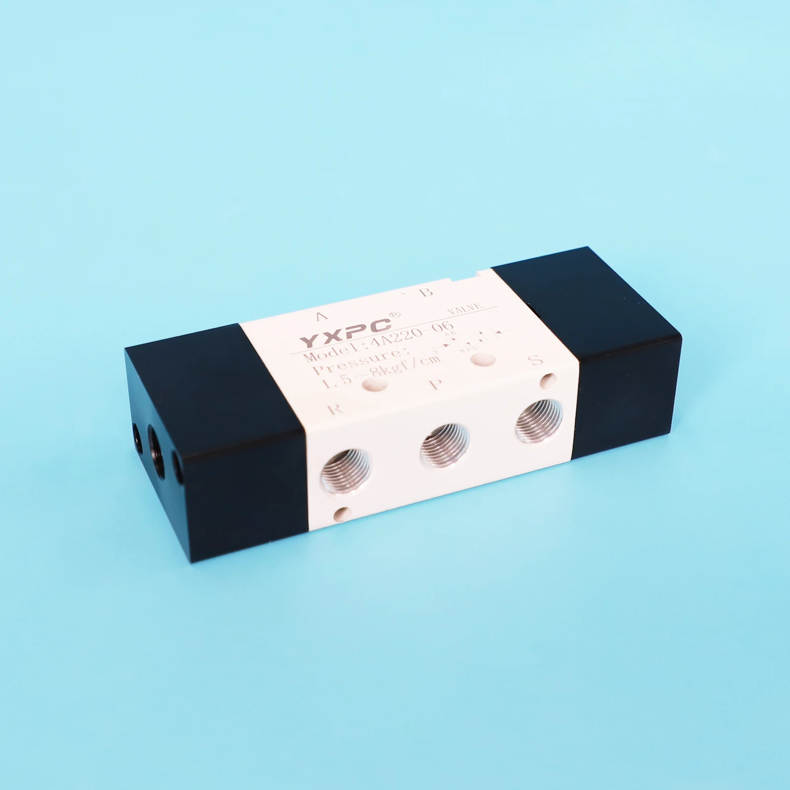 high quality YXPC Brand pneumatic components 4A220-08 4A220-06 double control 1/8 inch five-way pneumatic air distributor valve