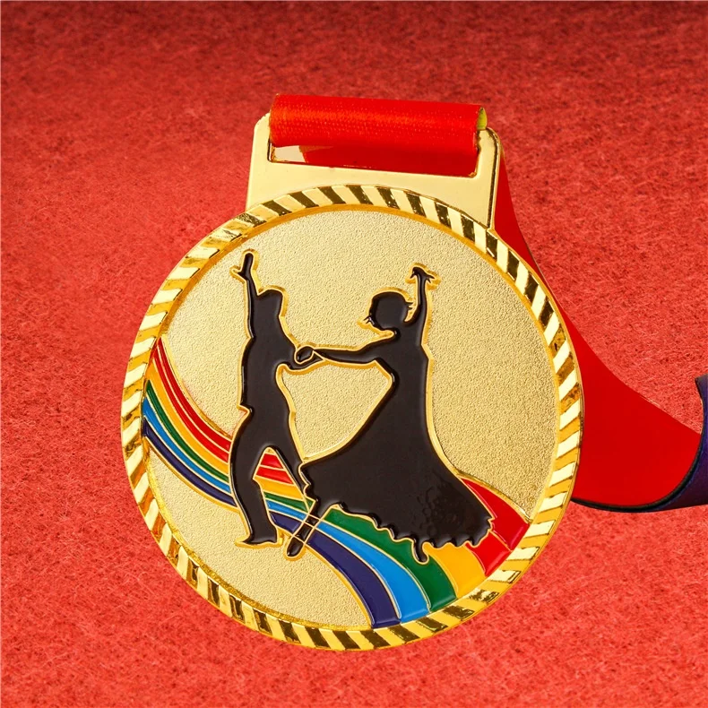 School Graduation Community Youth Club Metal Sports Promotion Medal OEM Stamping Souvenir Dance Gymnastics Medal