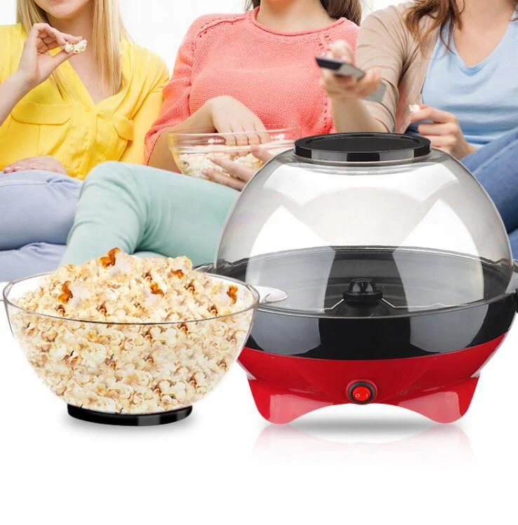 Wholesale Professional Mini Electric Popcorn Machine Home Used Hot Oil Popcorn Popper with Stir Stick Air Popcorn Maker