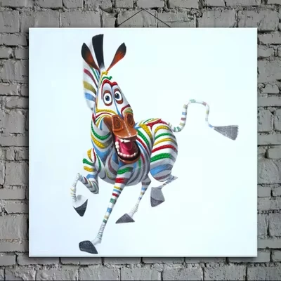 Handpainted  horse oil paintings on canvas for home hotel cafe office wall decoration