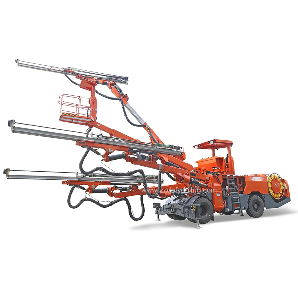 three boomers Underground tunneling Jumbo Drill