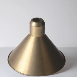 Cheap Small Lighting Accessories Custom Cover Metal Lampshade Gold Frosted Golden Brass Lamp Shades For Hotel