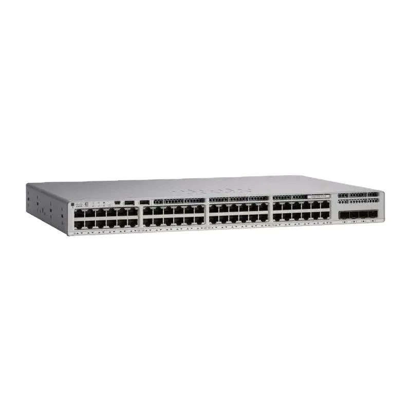 C9200L-48P-4X-A 48-port PoE+ 4x10G uplink Switch With PWR-C5-1KWAC Power