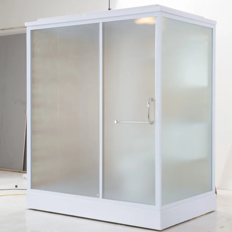 Portable Quality Container Room Modern Sliding Glass Design Easy Installation for Bath Bathroom Toilet Shower Room Outdoor Use