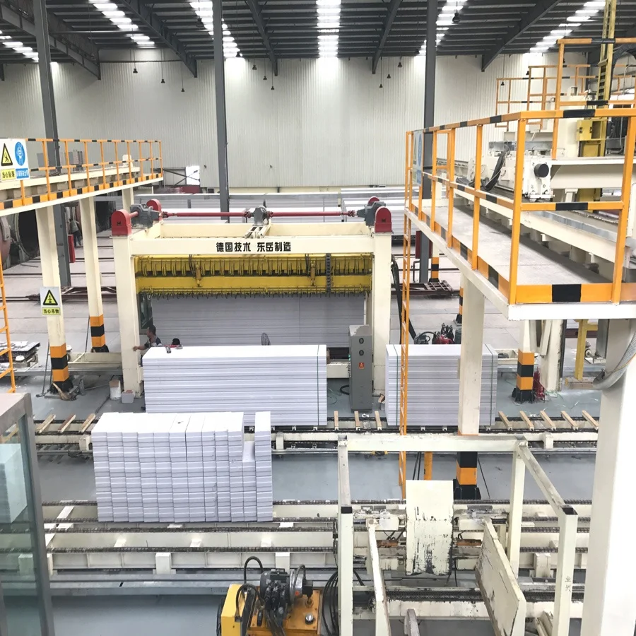 High Steam  Autoclave Automatic Concrete Block Making Machine AAC Plant Solution