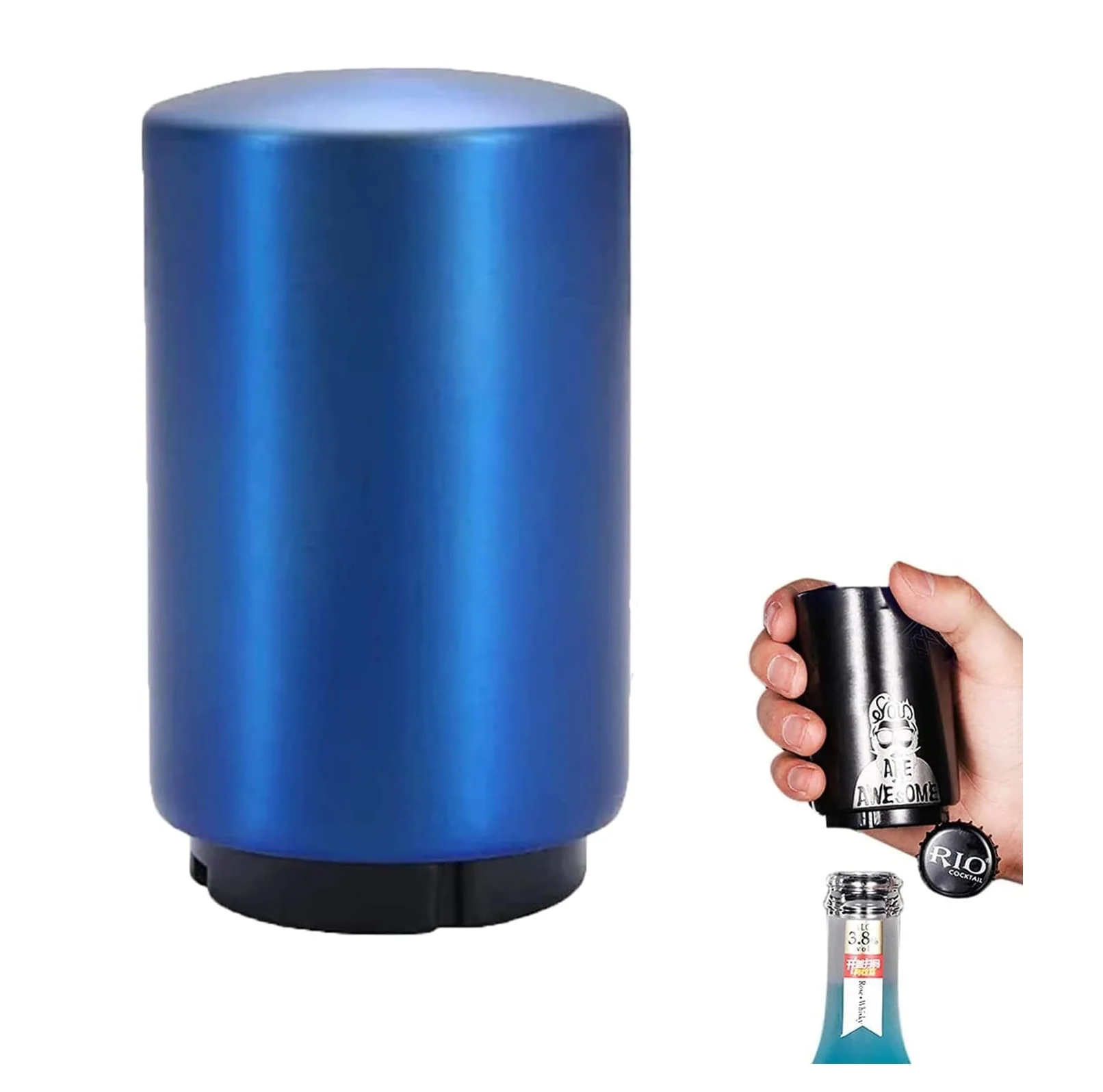 Индивидуальные нажимные магнитные открывалки для бутылок из нержавеющей стали автоматические пивных