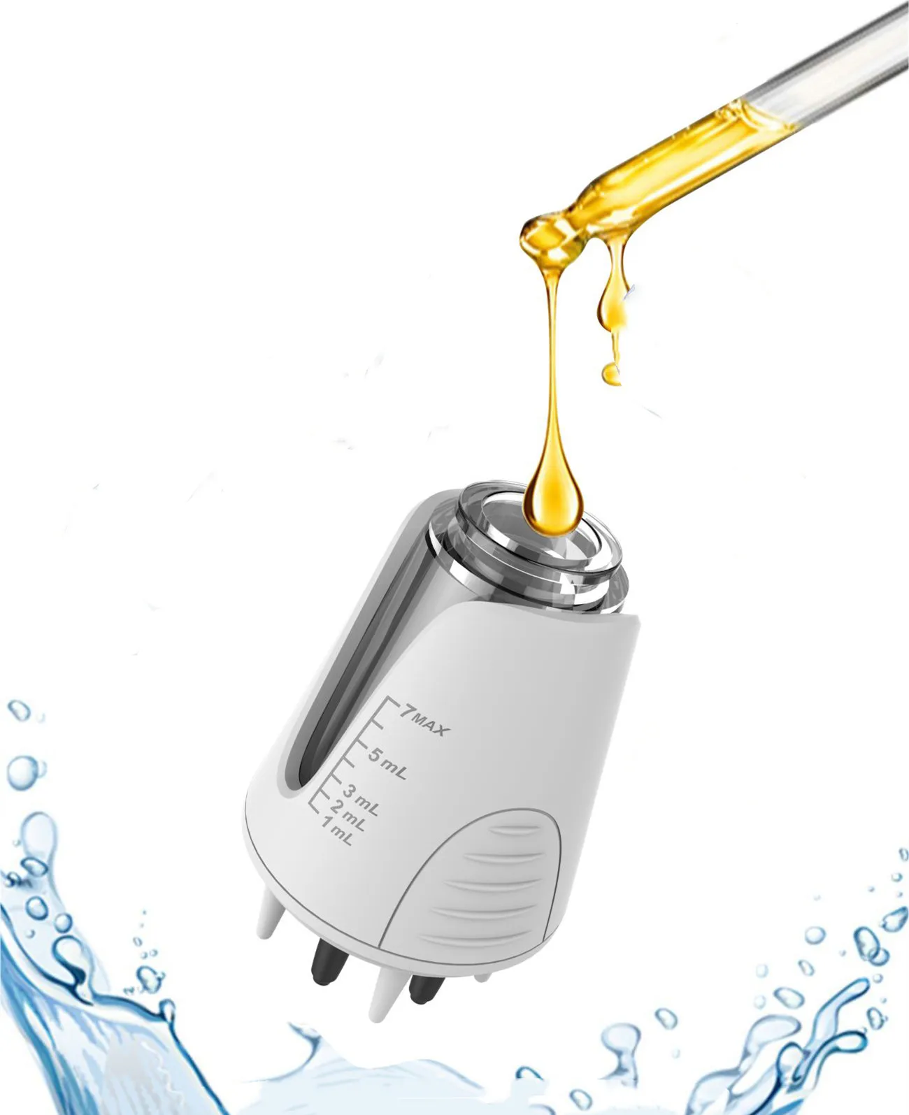 New Fashion Portable Scalp Medication Applicator Plastic for Home Hair Growth Essence Oil Liquid Dispenser Scalp Massage Comb