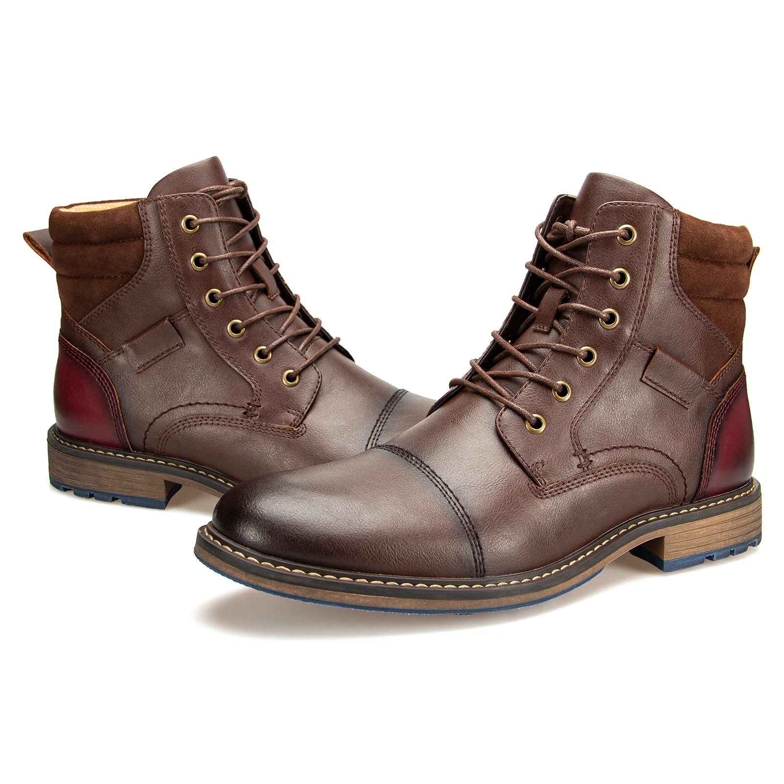 
Mens Casual Comfort Hiking Boots Non-Slip Work Boot for Men 