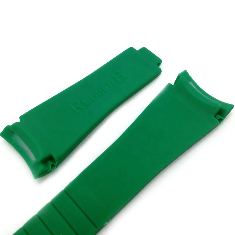 
Classical rubber watch band original stainless steel buckle 20mm silicone watch band 