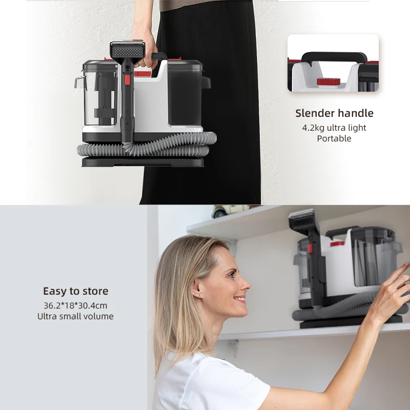 Household sofa carpet curtain fabric cleaning machine Dry and wet vacuum cleaner cloth cleaning machine carpet cleaning machine