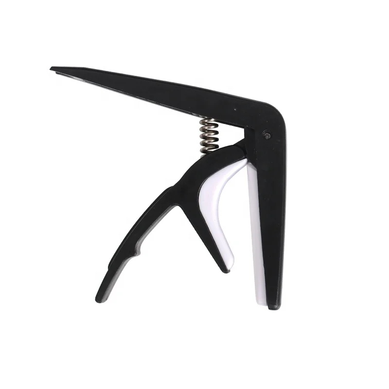 Guitar Accessories Guitar Capo For Guitar Wholesale Abs Black&white Plastic Dual-use Capo