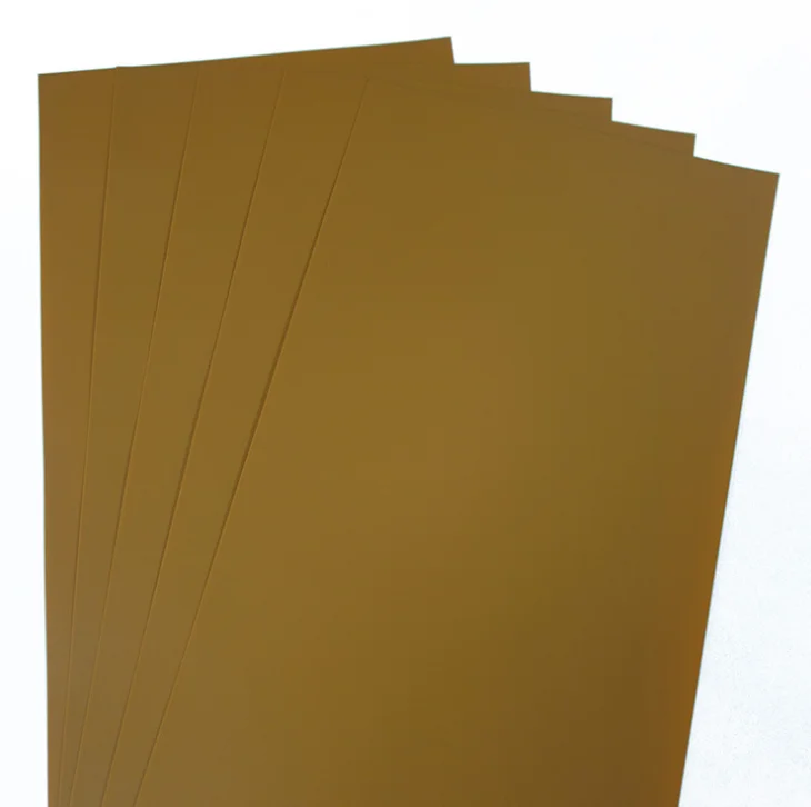 Extruded hard plastic polystyrene sheet for packaging tray ESD