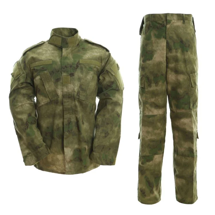Factory Camouflage Outdoor Hunting Combat Shirt and Pants Clothing Frog Suit Tactical Uniform