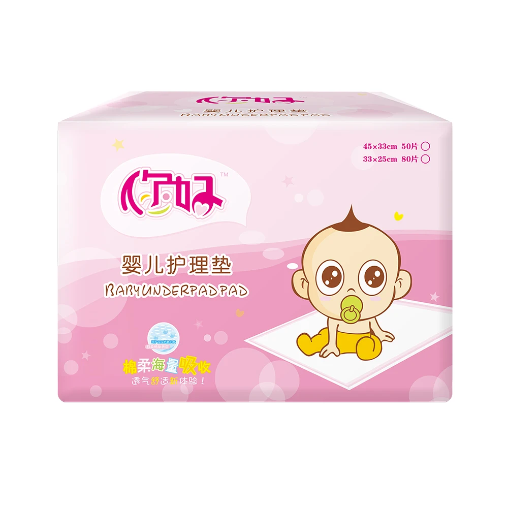 Hot Sell Super Care High Absorbency Disposable Incontinence Underpads For Baby