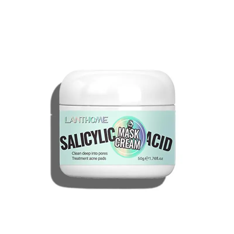 Own Brand Natural Salicylic Acid Strong Pore Narrowing Treatment Acne Repair Skin Face Mask Cream
