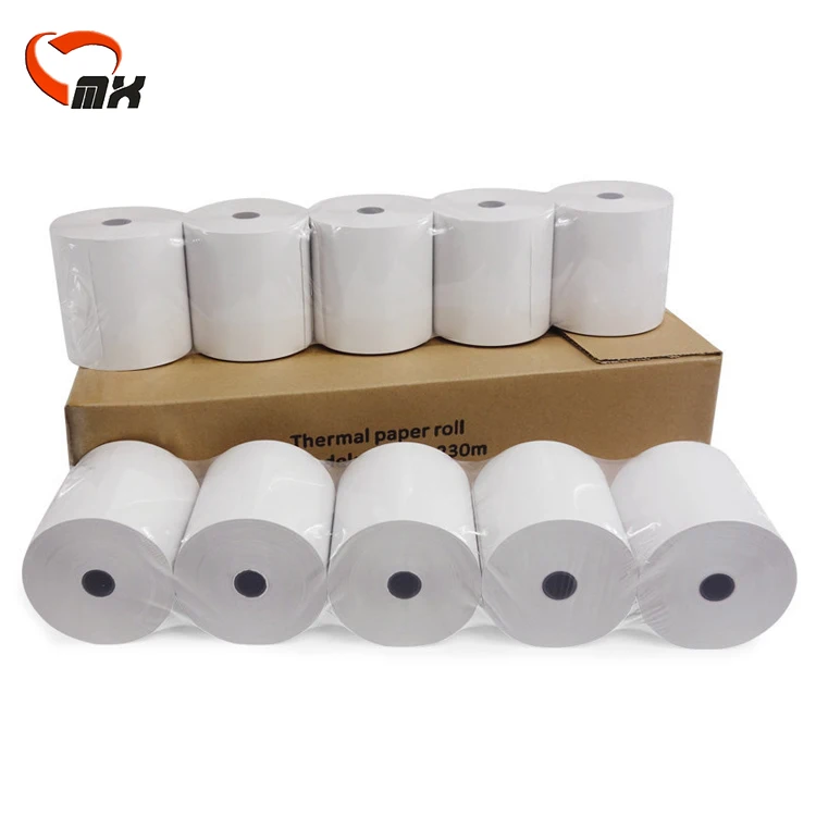 Free sample printer paper 80mm 57mm pure wood pulp thermal paper Receipt roll 45g 50g 55g 60g