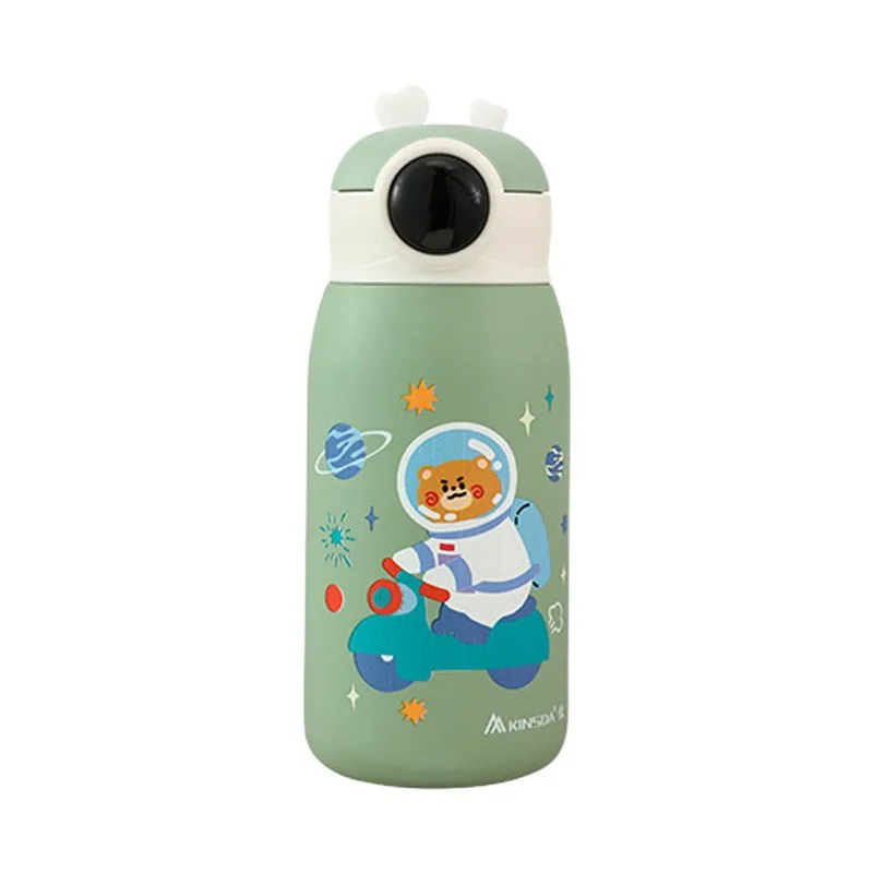 New Design High-Quality Titanium Travel Vacuum Flask as a Gift Insulated Thermos with Bactericidal Kid Water Bottles and Cup