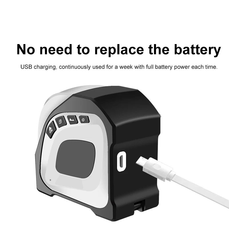 USB 40 м Цифровой 4 в 1 лазерный автоматический измерительный сантиметр