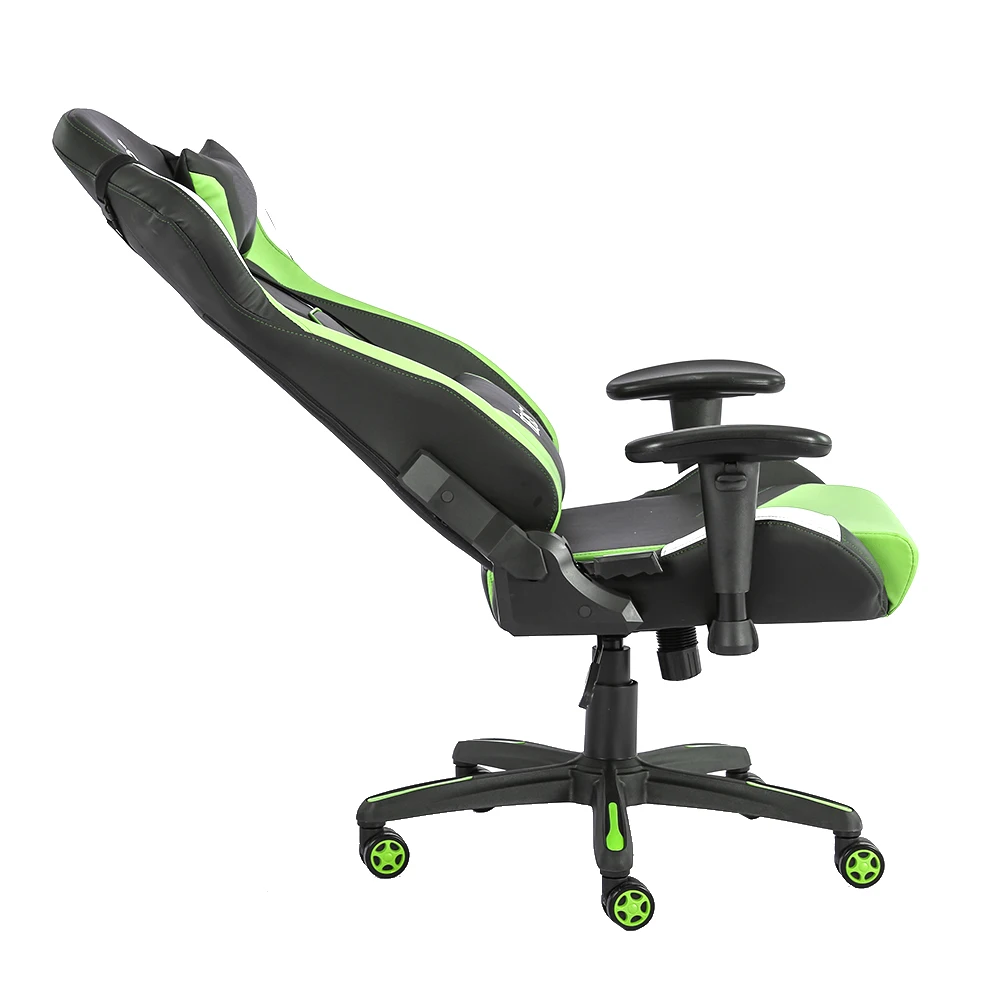 Hot Sales PU Leather Heavy Duty Adjustable Rocking Office Style Green Gaming Chair