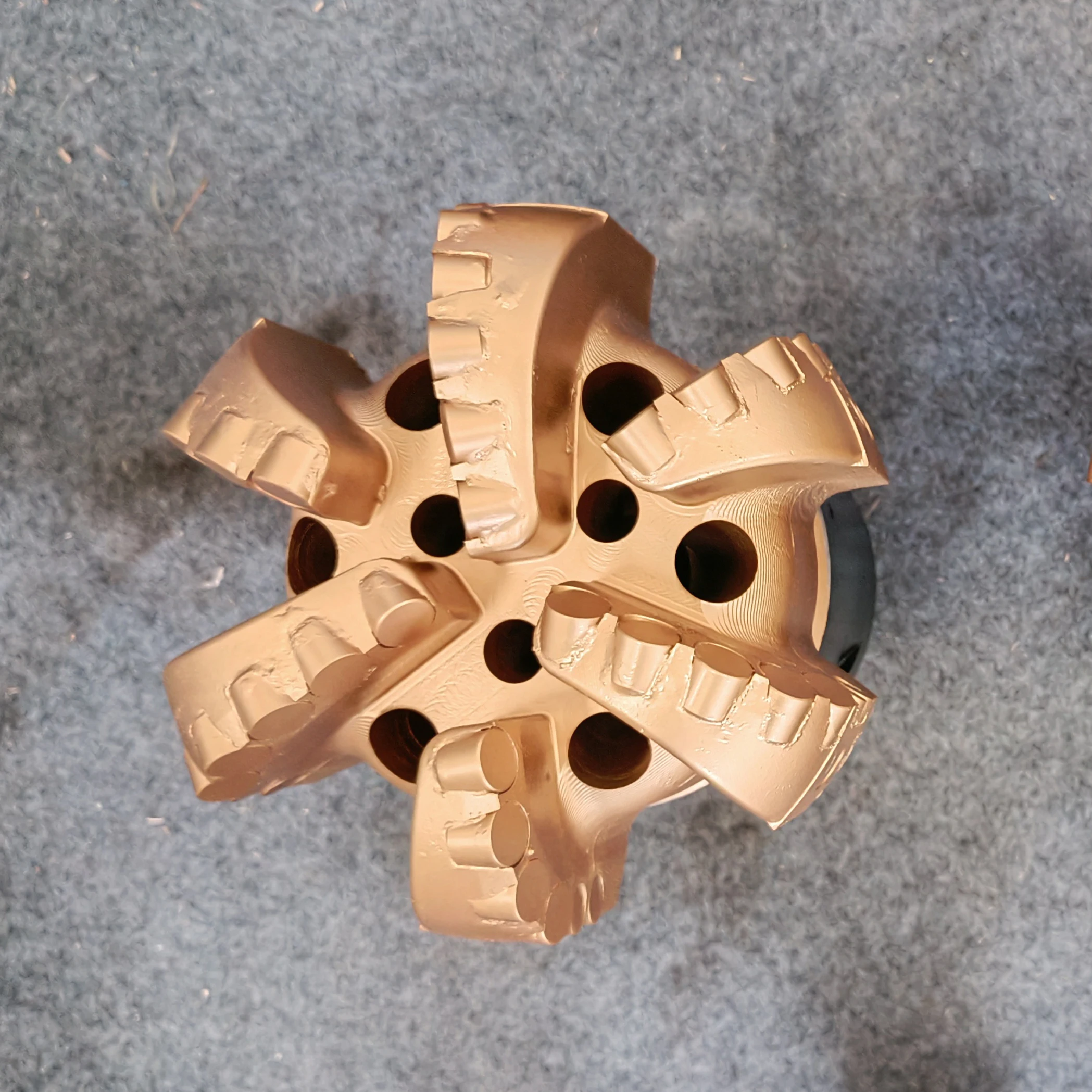 High Manganese Steel 6 blades Forging Rock Drill 200 mm Geological PDC Bit