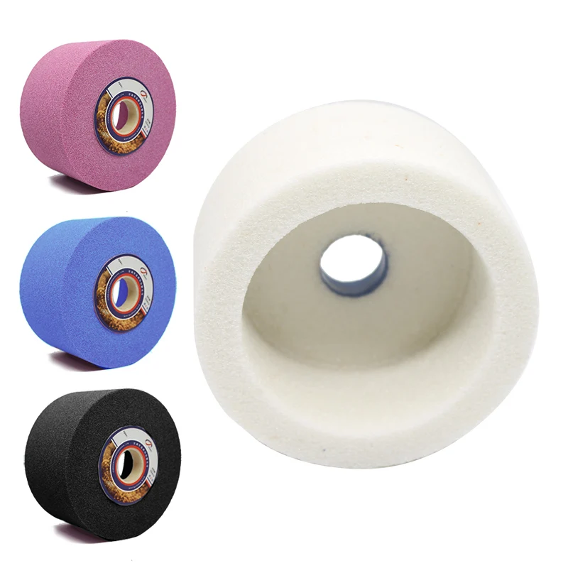 Factory supply Vitrified Ceramic straight cup Shape grinding Wheel For Stainless Steel