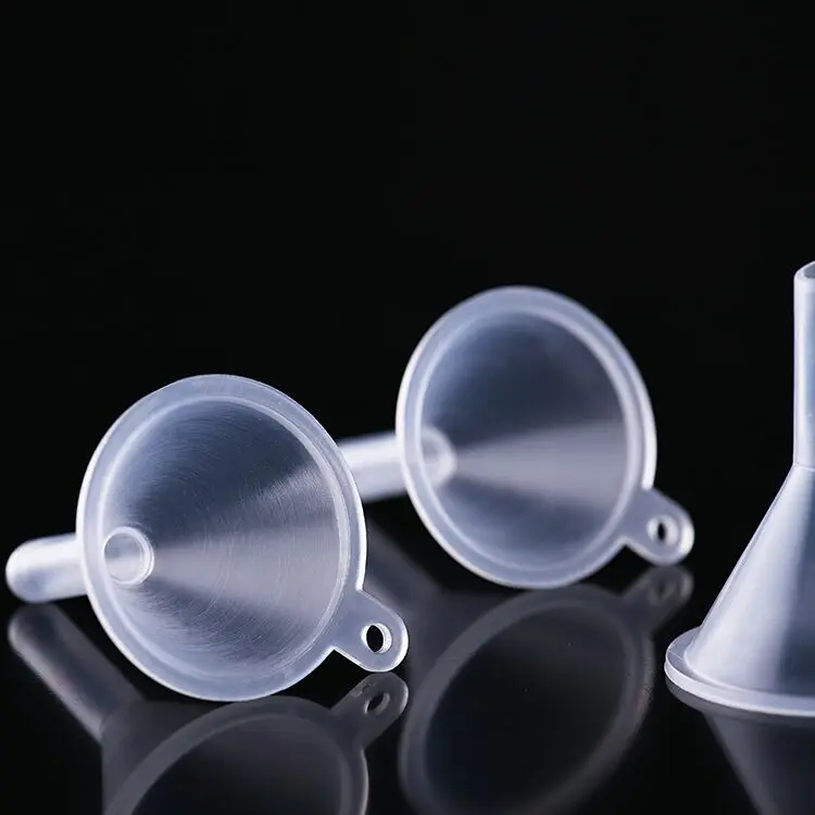 High quality long stem filter funnel transparent separatory fashional plastic mini funnel