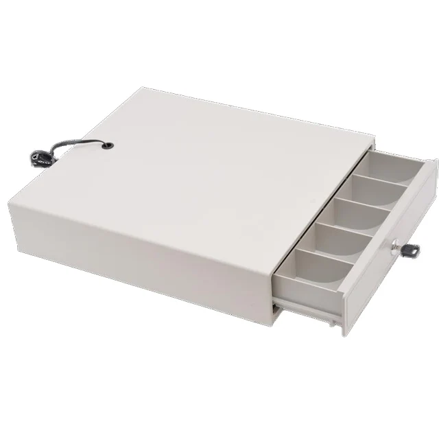 Competitive price cash register parts cash drawer pos metal cashbox with metal clip pos machine touch screen