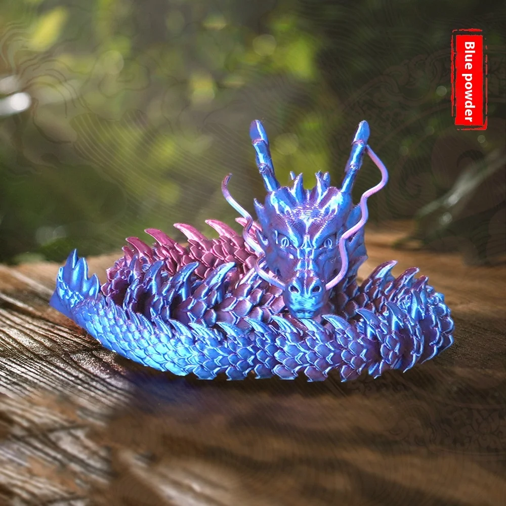 3D печатные современные дизайнерские фигурки дракона подвижные креативные Ландшафтные украшения декоративные игрушки для детей юбилей