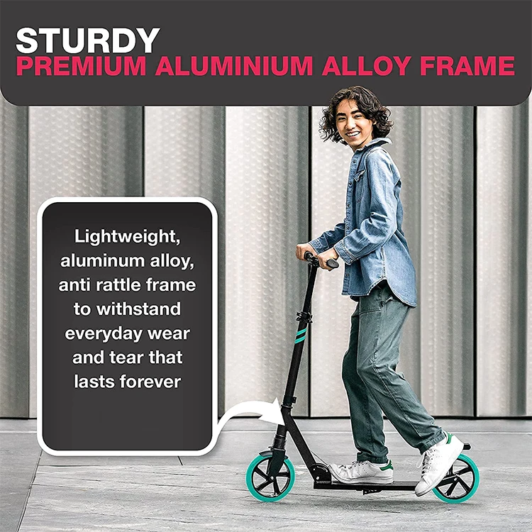 The new aluminum alloy kick scooter is suitable for adults and teenagers stunt scooter kids drift scooter
