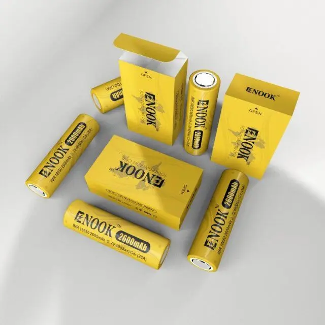 ENOOK 3.7V li ion battery 1500mah 2000mah 5C 2600mah 3C 3000mah 18650 cell for ebike pack electric