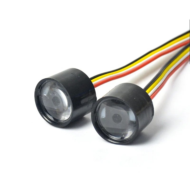 Most Popular RC Model Climbing Car Led Headlight 19MM Angel Eye Devil Eye