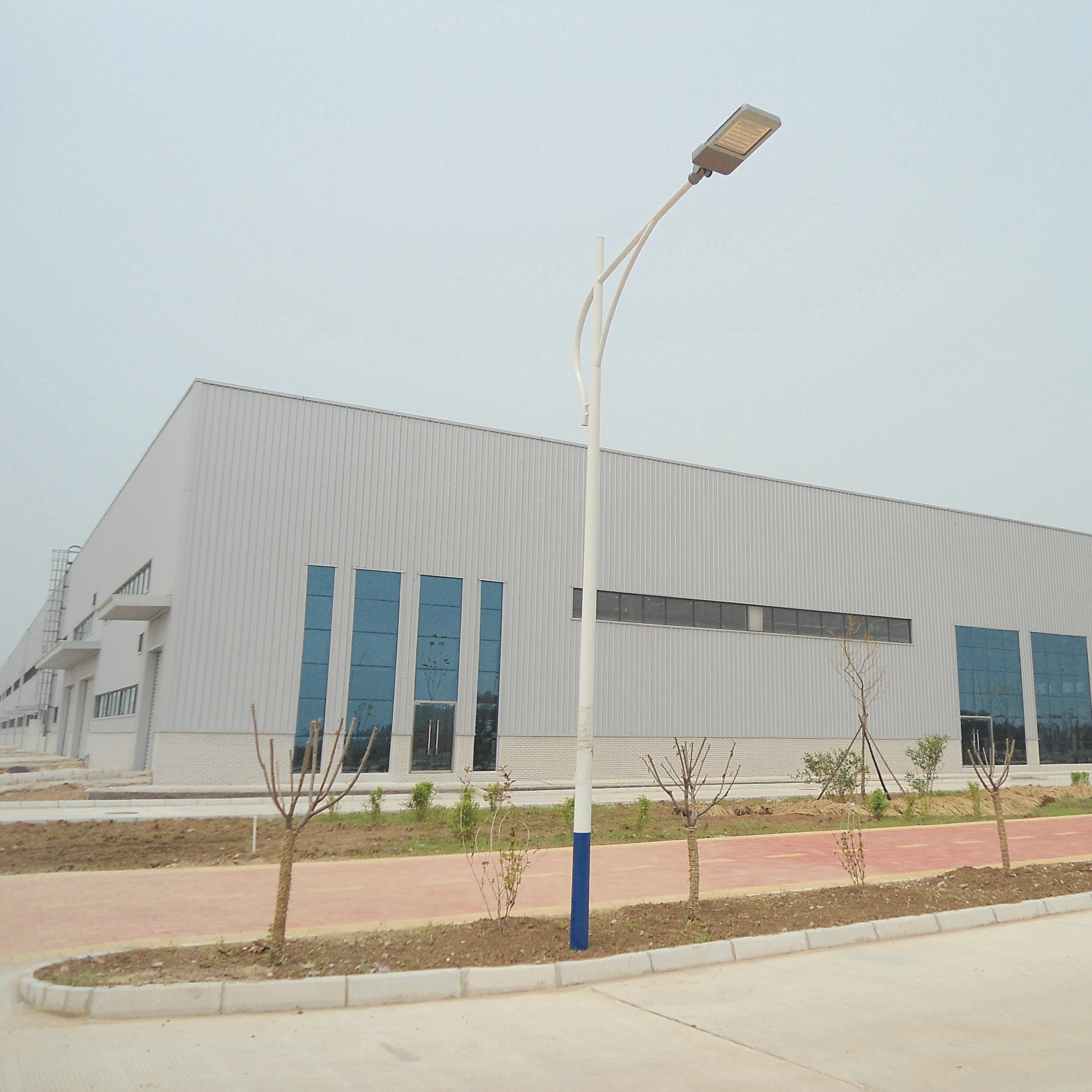 China Prefab Large Span Prefabricated Low Cost Light Steel Structure Workshop Building Metal Construction Building