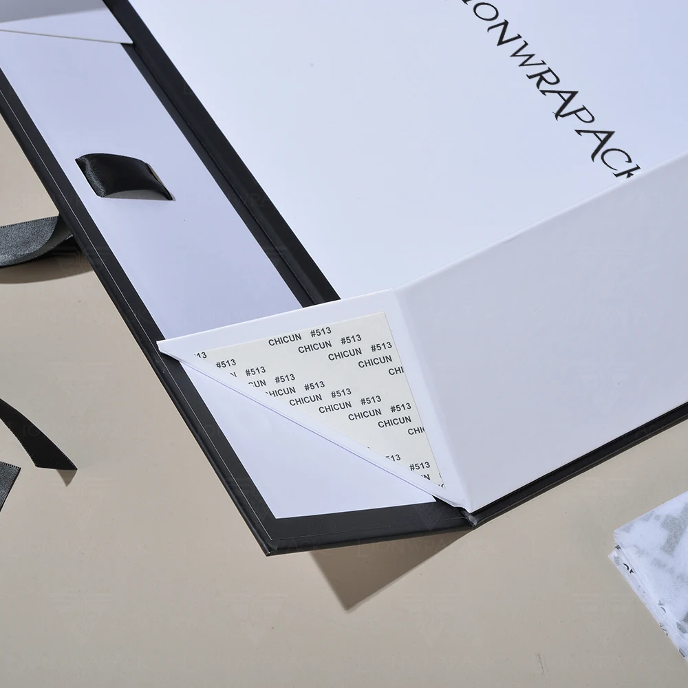 Luxury and Sustainable Storage Boxes by Lionwrapack Customizable Logo Foldable Design and Magnetic Closure for Clothing and Shoe