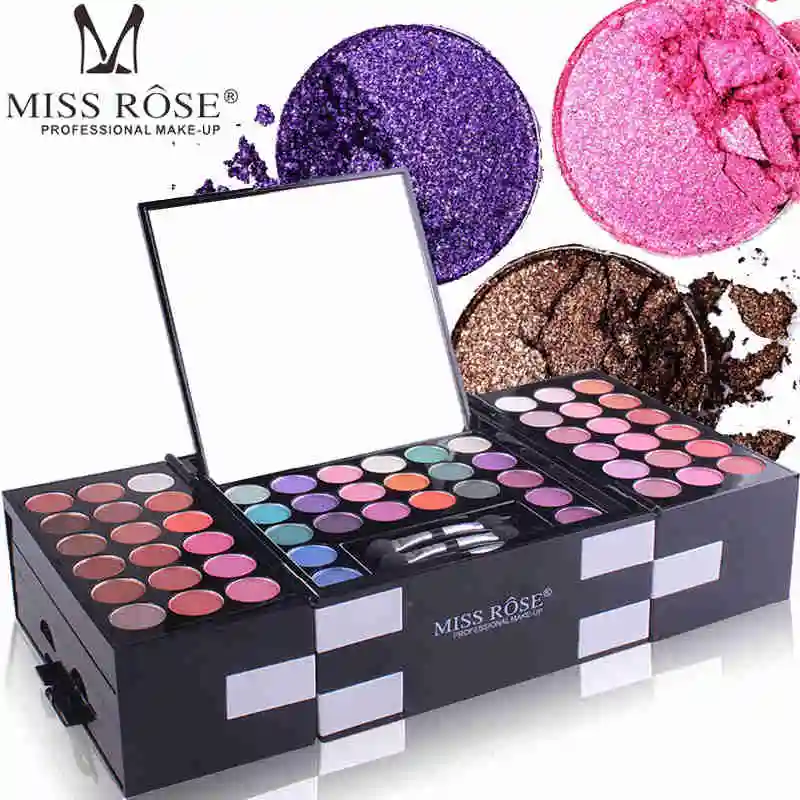 MISS ROSE 142 multi-Colors Make Up Matte Pallet Eye Shadow Eyeshadow Palette Makeup Shadows Palette Kit Cosmetics Set