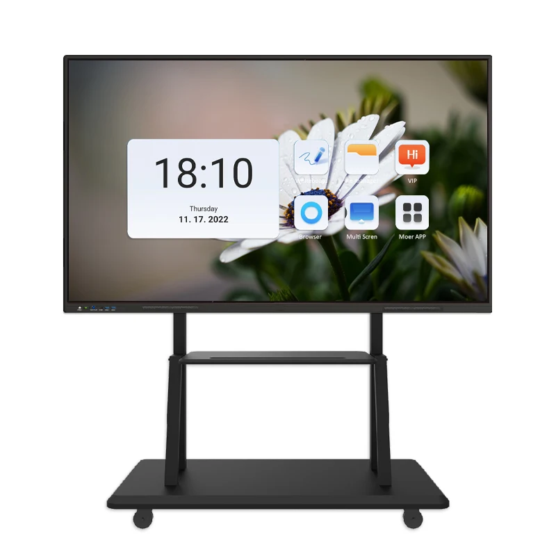 Qtenboard самая популярная 65-дюймовая двойная система windows android 14 сенсорный экран Интерактивная умная доска для Uganda