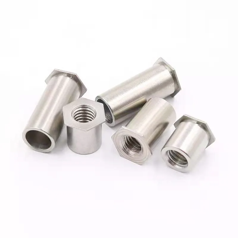 Fastener Pressure Riveting Stud Types Led Standoffs Copper Hex Nut Standoff