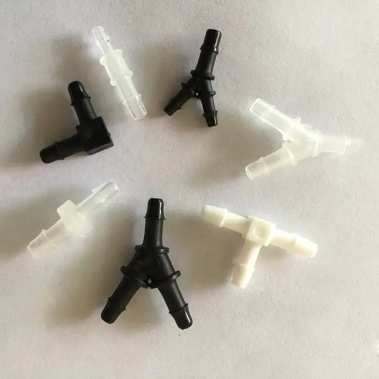 Printer Accessories Y Type Tube Connector For Peristaltic Pump Pipe Fittings