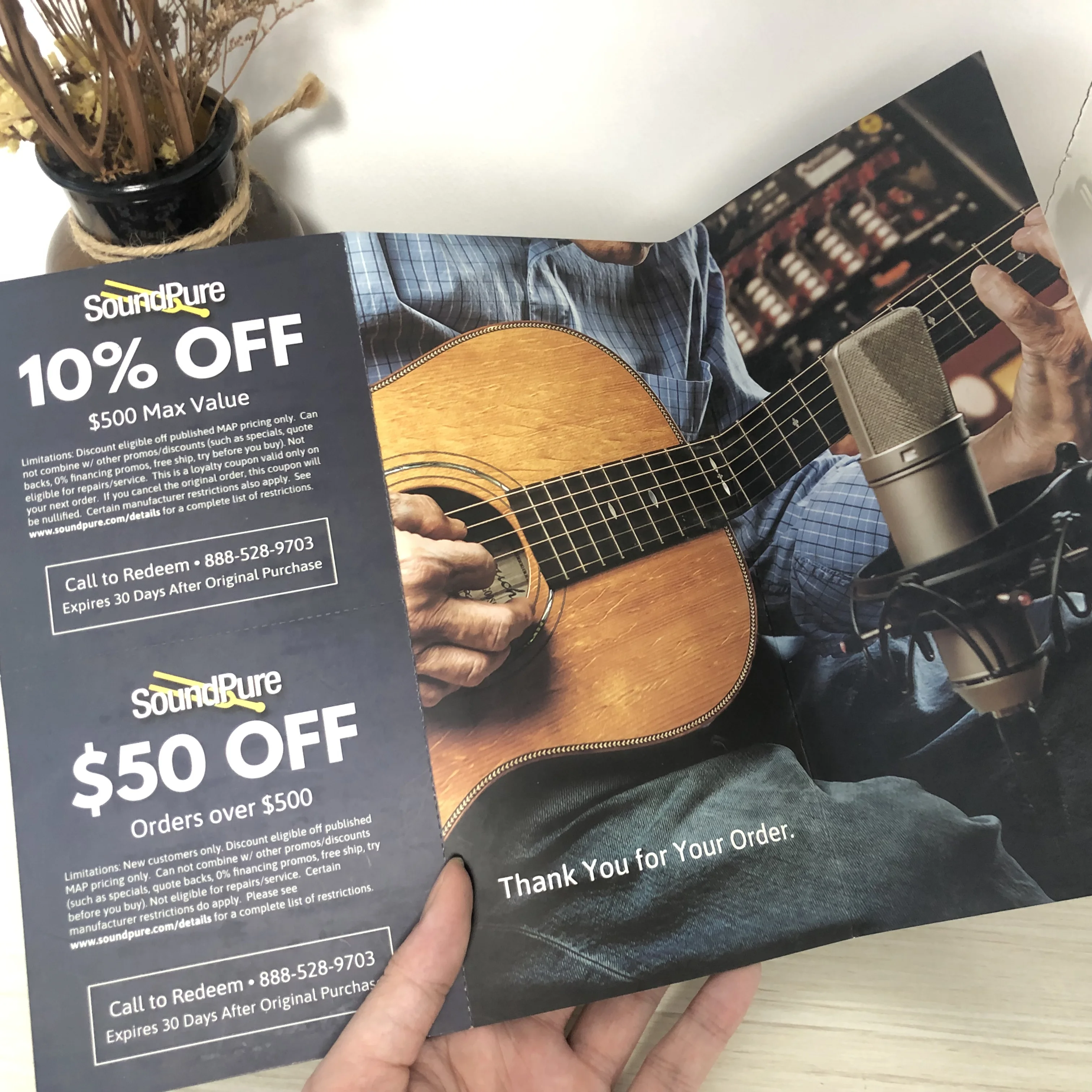 High quality custom thermal transfer paper flyers design and print coupon printing voucher discount tickets