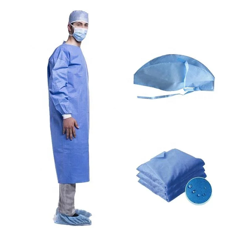 Breathable Waterproof Skin Soft SMS Use For Surgical Isolation Gown Comfortable Tela No Tejida Spunbond SMS Non Woven Fabric