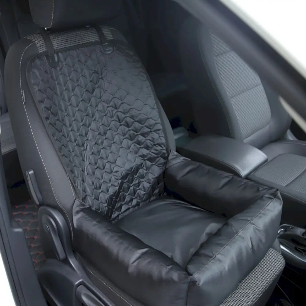 Luxury Waterproof Dog Car Seat Bed Comfortable Dog Bed Soft Travel Pet Car Seat with Safety Buckle