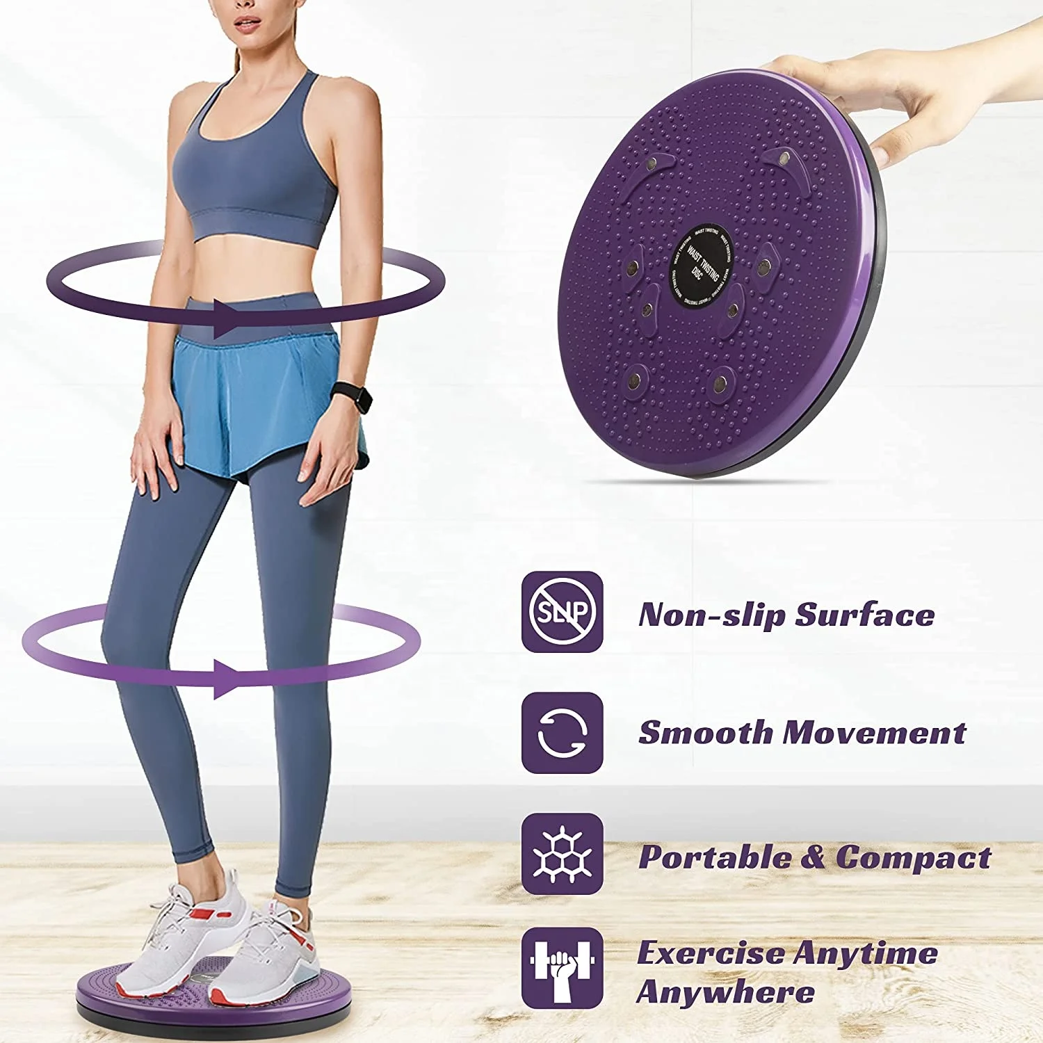 High Grade Calories Waist Twist Plate Disc Waist Exercise Twister Indoor Sports