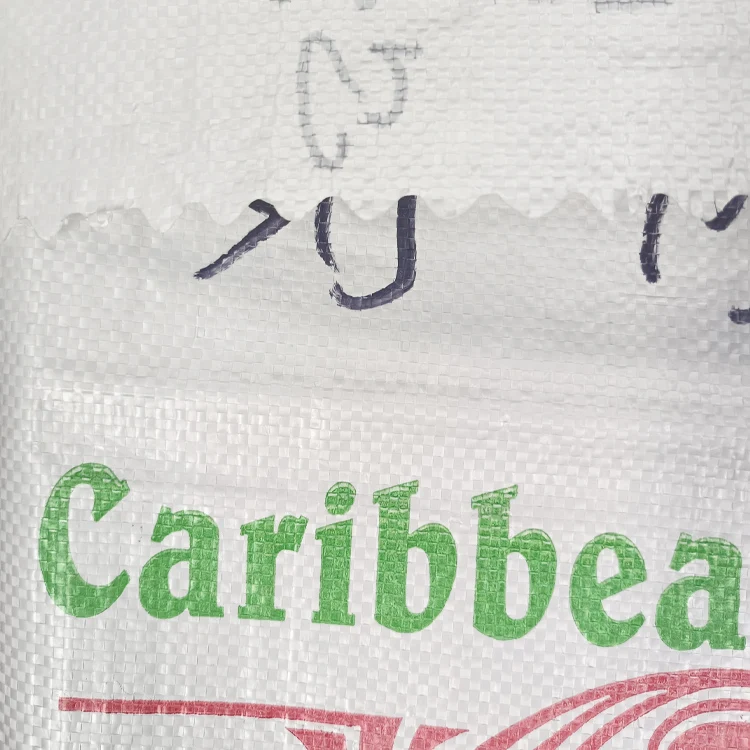 white color polypropylene pp woven sack bag for packing rice flour wheat grain food