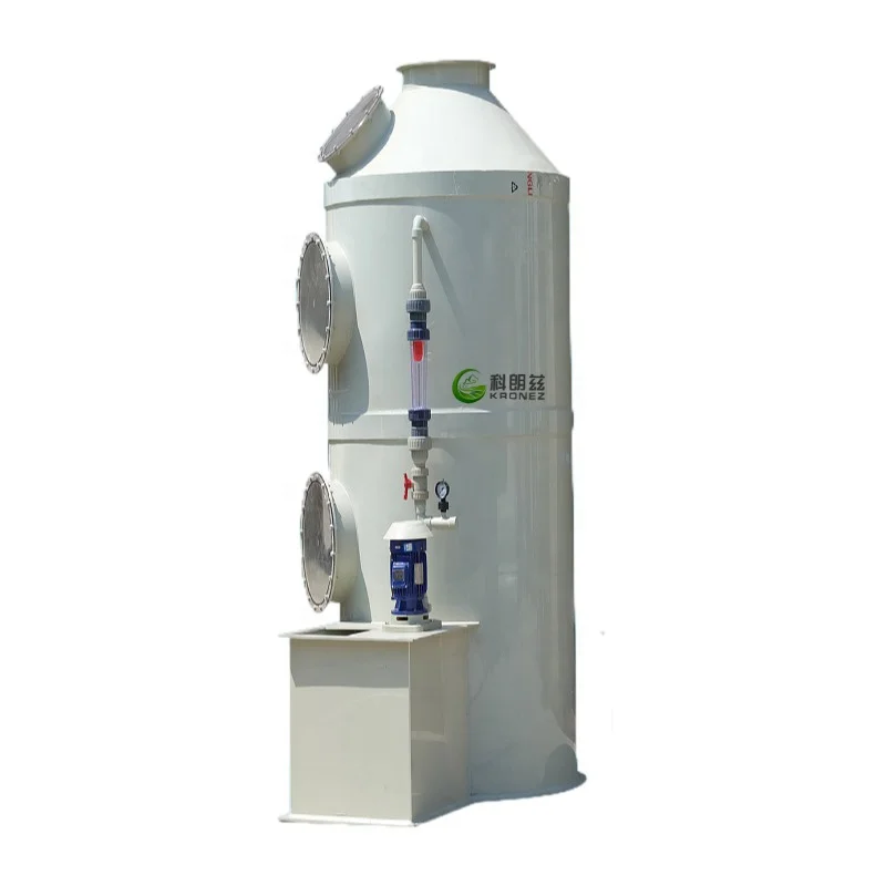 Manufactory Purification Industrial Desulfurization Pp Acid Mist Spray Fgd Absorber Scrubber Spray Tower
