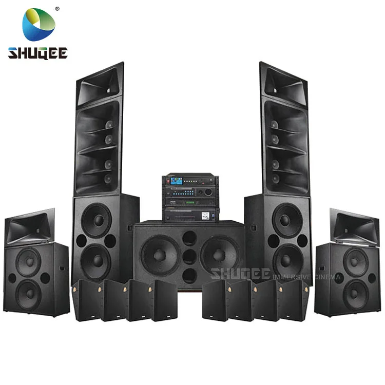 Professional 50-seats  Audio Sound  System  For Subwoofer Speaker Clear Cinema Sound System