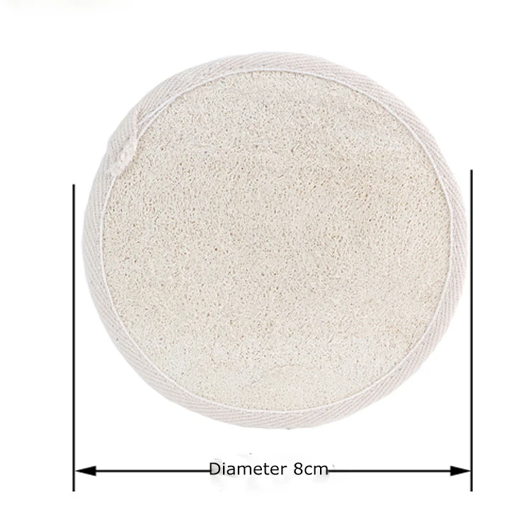 Natural Cleaning Loofah Facial Cleaning Makeup Remover Scrubber Sponge Pads